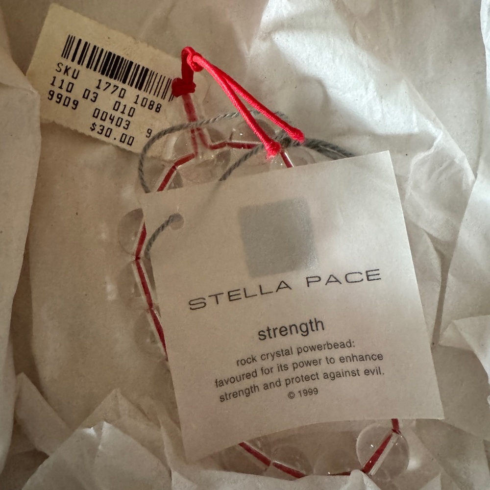 Stella McCartney Clear Glass Bead Bracelet - Picture 3 of 5